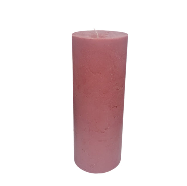 Candle Pillar Dusty Pink 70mmx180mm