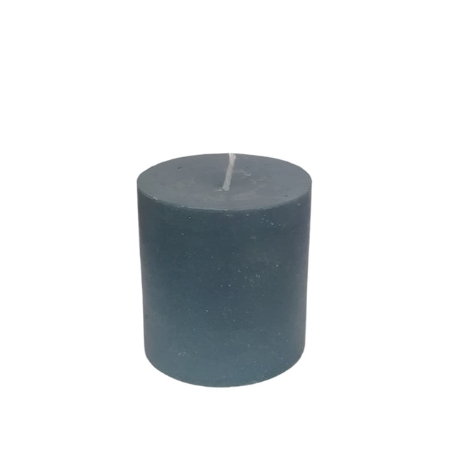 Candle Pillar Teal 70mmx70mm