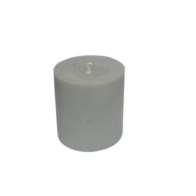 Candle Pillar Duck Egg 70mmx70mm