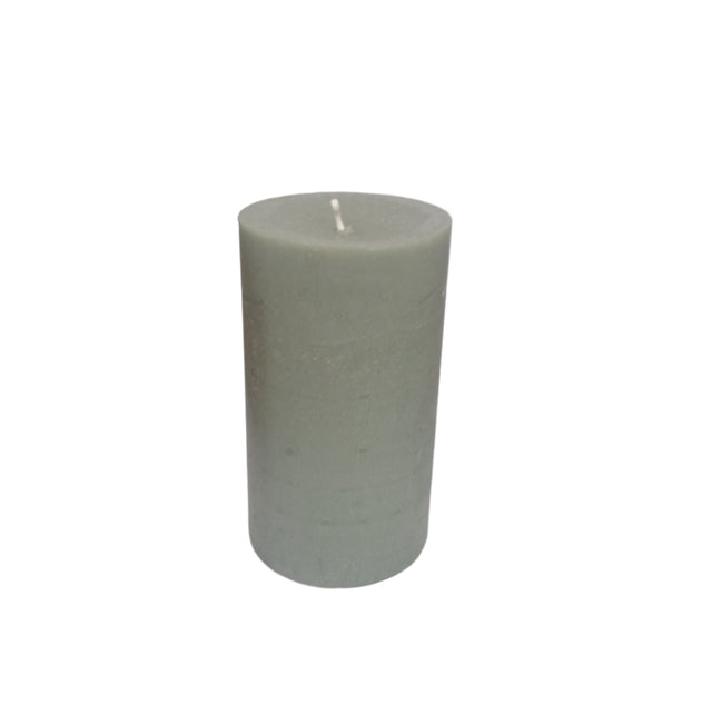 Candle Pillar Duck Egg 70mmx120mm