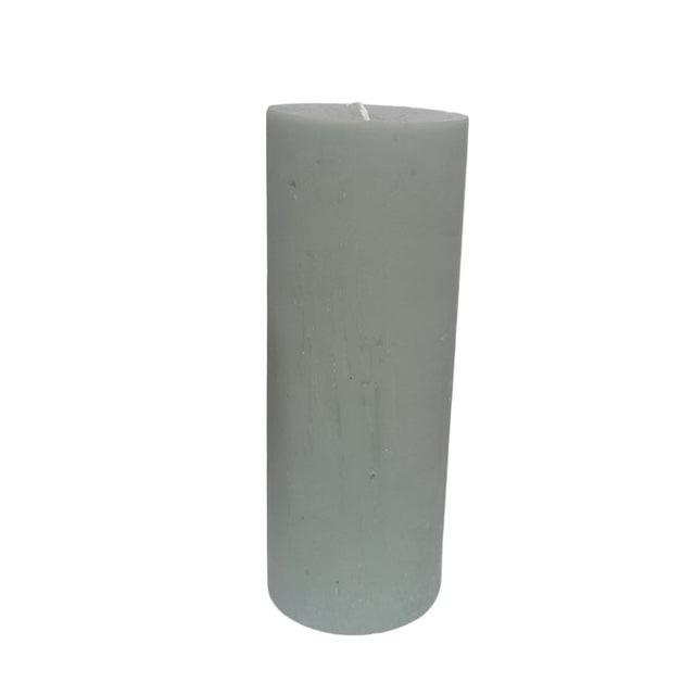 Candle Pillar Duck Egg 70mmx180mm