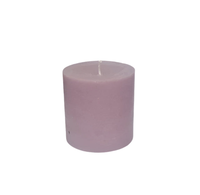 Candle Pillar Lilac 70mmx70mm