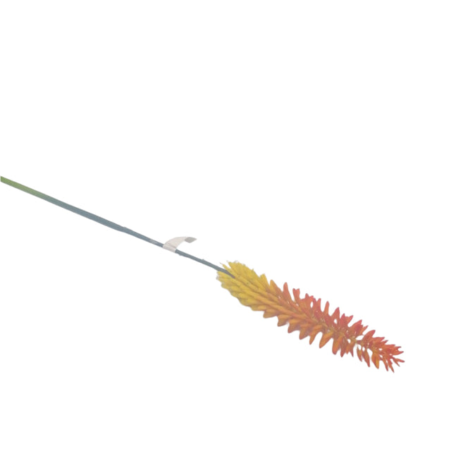 Artificial Alwyn on Stem 90cm - Yellow/Red