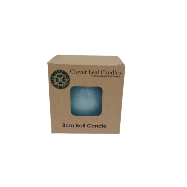 Candle Ball Medium Blue 8cm