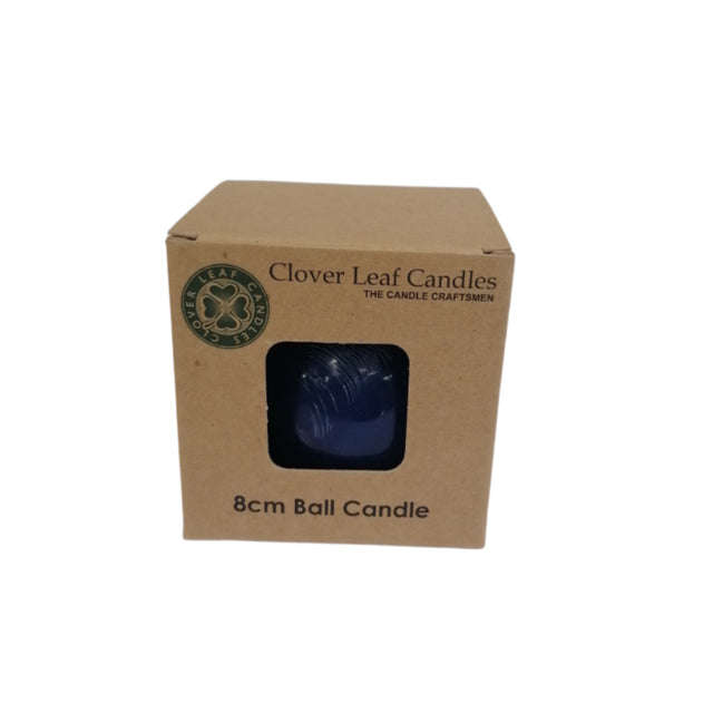 Candle Ball Navy Blue 8cm