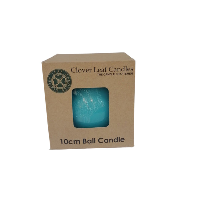Candle Ball Turquoise Blue 10cm