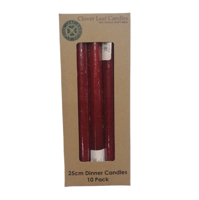 Candle Dinner Taper Bordeaux 25cm x10