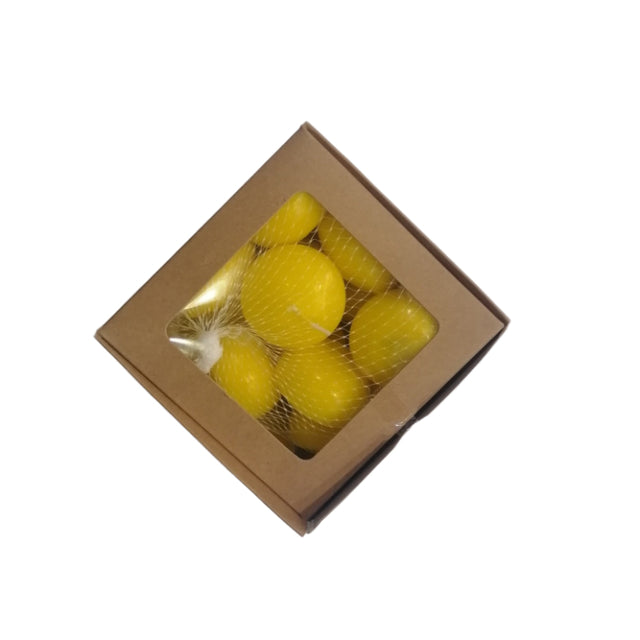 Candle Floating V/Pack x15 Yellow