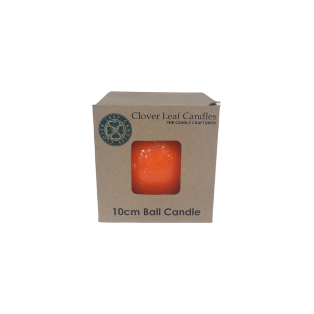 Candle Ball Orange 10cm