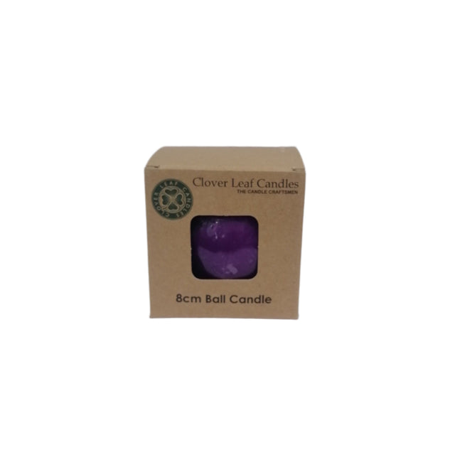 Candle Ball Purple 8cm