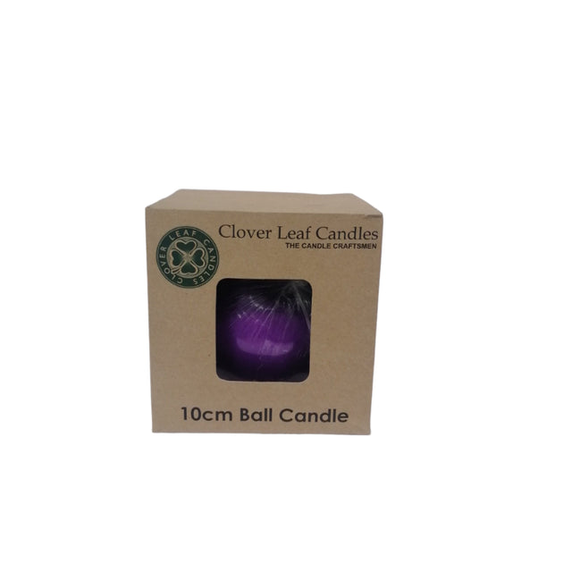 Candle Ball Purple 10cm