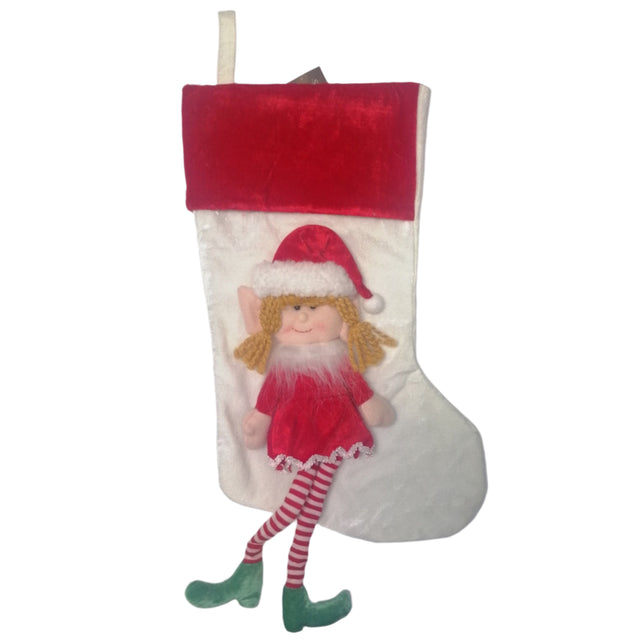 Elf Stocking - Girl
