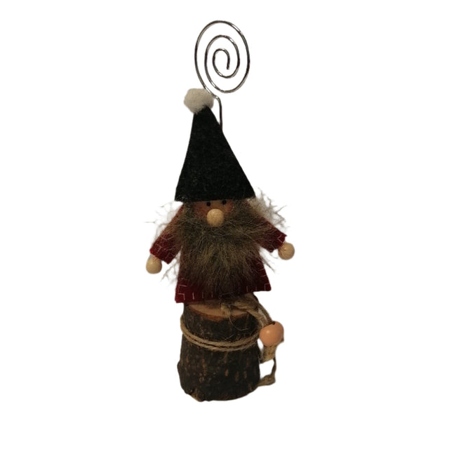 Gnome place card - Grey hat
