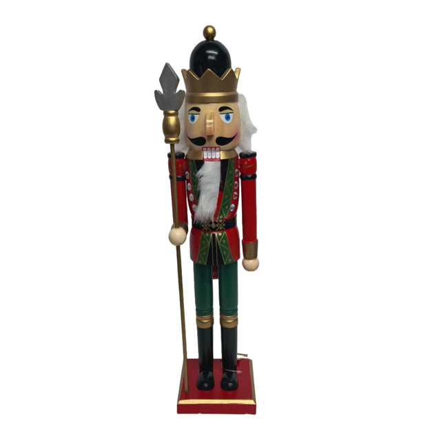 Nutcracker 50cm with black crown hat