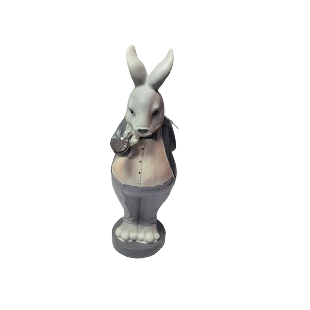Rabbit with suit and a pipe 31cm