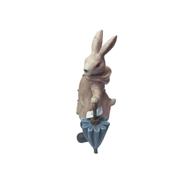 Rabbit with umbrella 34cm