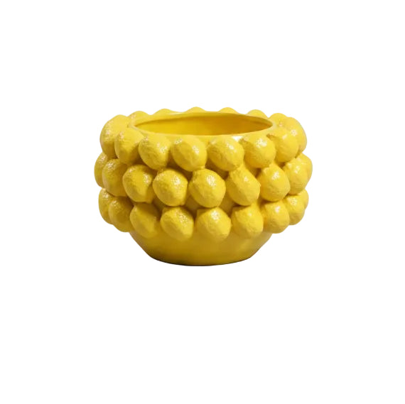 Flowerpot with lemons 30x21cm