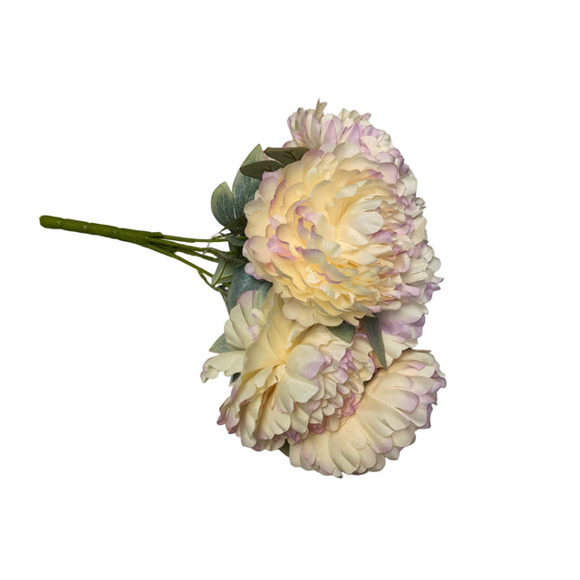 Peony bunch 50cm - Cream