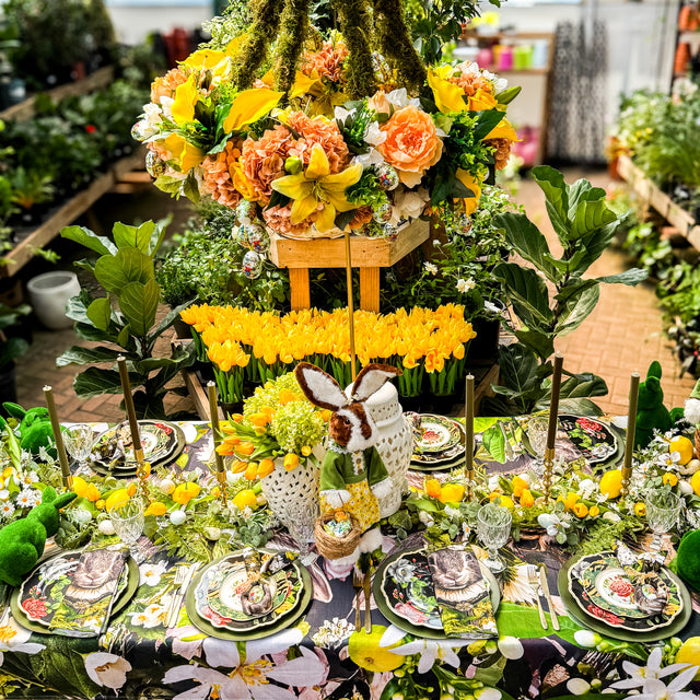 Green Easter Table Look