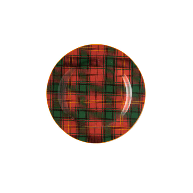 JC Red Tartan Side Plate