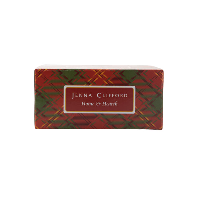 JC Red Tartan Cup & Saucer in Gift Box