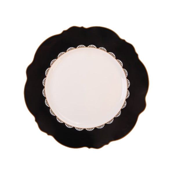 Jc Black Rose Dinner Plate set of 4
