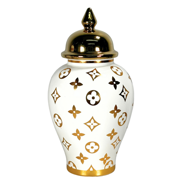 Ginger Jar White 18.5X32Cm