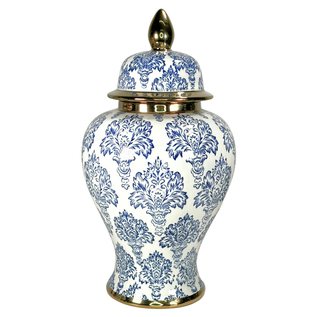 Ginger Jar Blue & White 21X39Cm