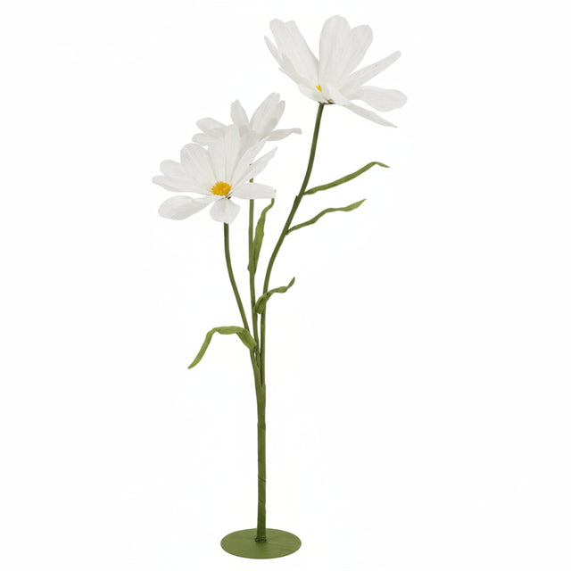 Large daisy white 3 heads 1x1.2x1.5m