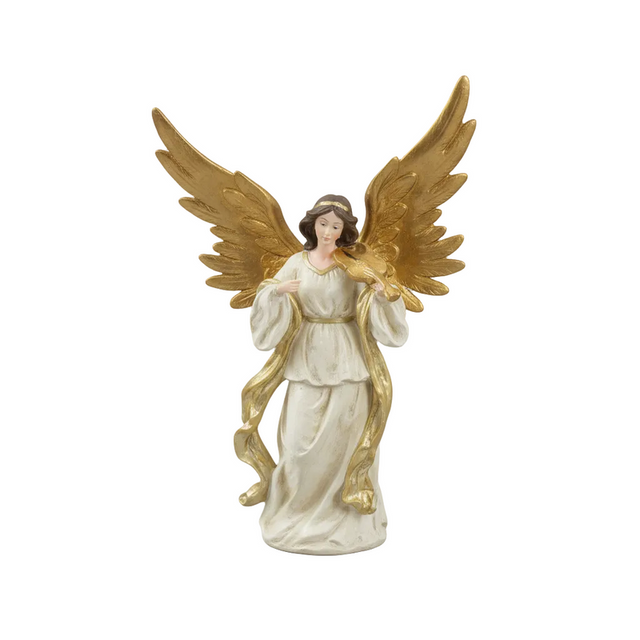 Angel with violin 24.8x12.3x45.5cm