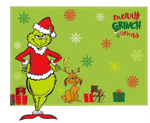 Grinch Table Mat 45X34cm