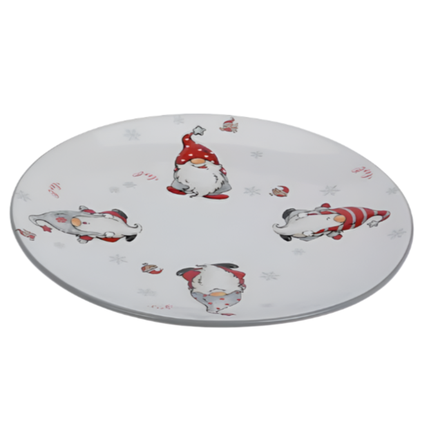 Plate Gnome 24cm Grey