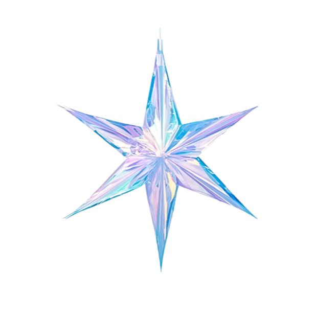 Star Acrylic 4x15x15cm