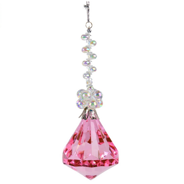 Crystal And Pearl Drop Orn - Teardrop
