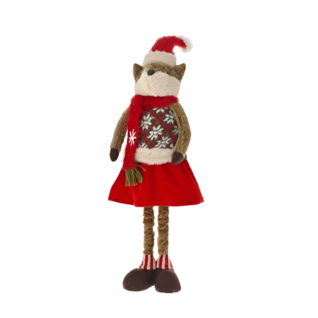 Red Textile Girl Fox 40-50Cm