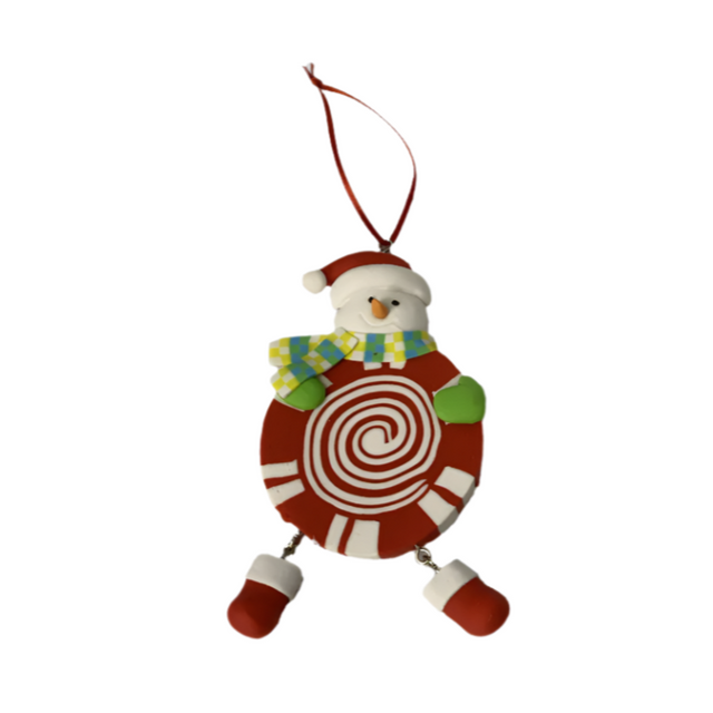 Christmas Decor Round Snowman