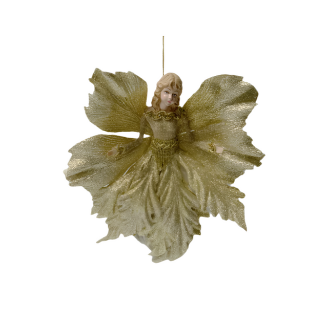 Angel With Gold Dress