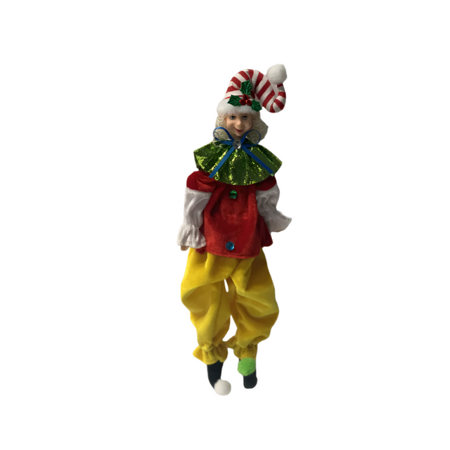 Elf With Red Jacket & Yellow Pants 35Cm
