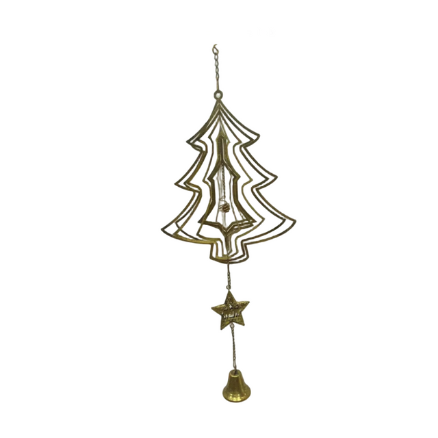 Gold Hanging Tree Ornament