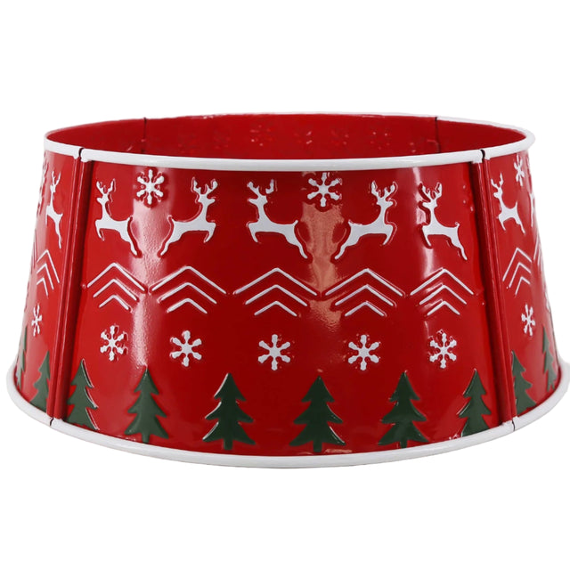 Tree skirt with reindeer
