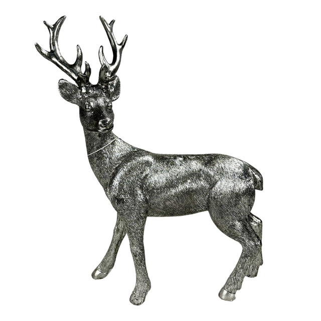 Silver Shiny Deer Standing