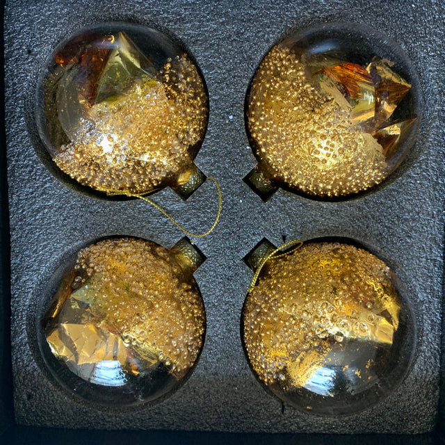 Crust Gold Balls Set Of 4
