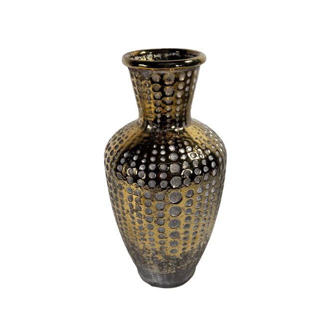 Gold vase 18x35cm