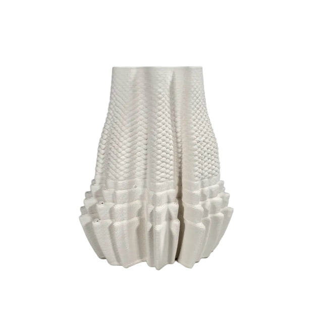 Ceramic 3D Textured Vase 15.5x20.5cm
