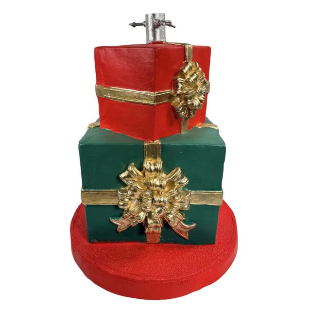 Red And Green Presents Christmas Tree Stand 44x54cm