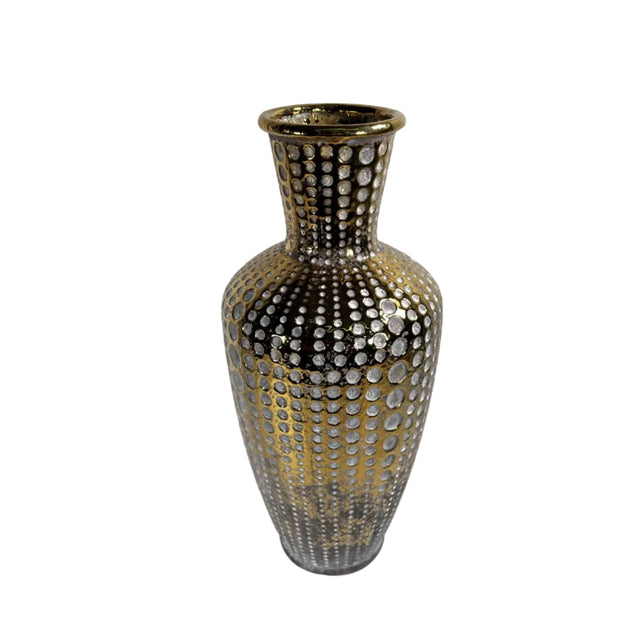 Gold vase 20x45cm