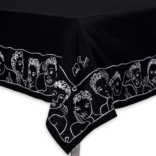 Tablecloth 160x300 - Well Framed - Black