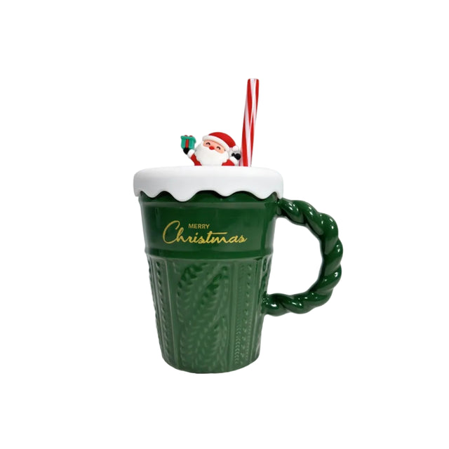 Green Christmas Mug