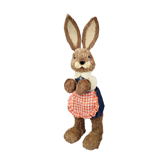 Grass Bunny With Apron 58cm