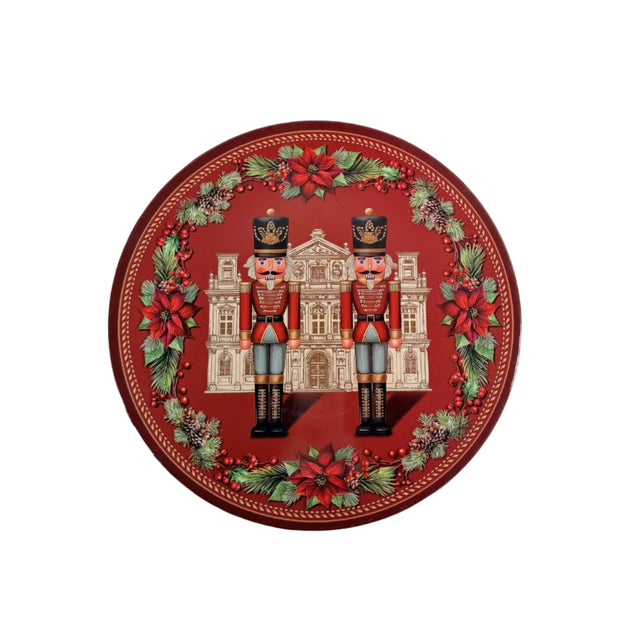 Red And Green Christmas Nutcracker Underplate 33cm